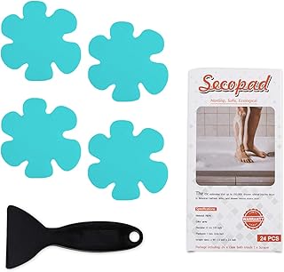 Secopad Secopad Bathtub Stickers Non-Slip, Safety Shower Treads Adhesive Appliques with Premium Scrape (Blue) - Image 1