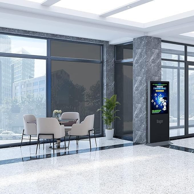 sia SIA VENDORS Privacy Film Window Tint One Way Window Film Static Cling Door Film UV Removable for Home OfficeBathroom 50x254cm Black Tint - Image 3