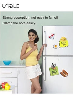 Unique Refrigerator Magnets, Fun 3d Refrigerator Magnet Decoration Simulated Food Ornaments Message Stickers for Refrigerators, Whiteboards, Maps, Calendars, and Other Magnetic Items (4 Pieces)  - Image 3