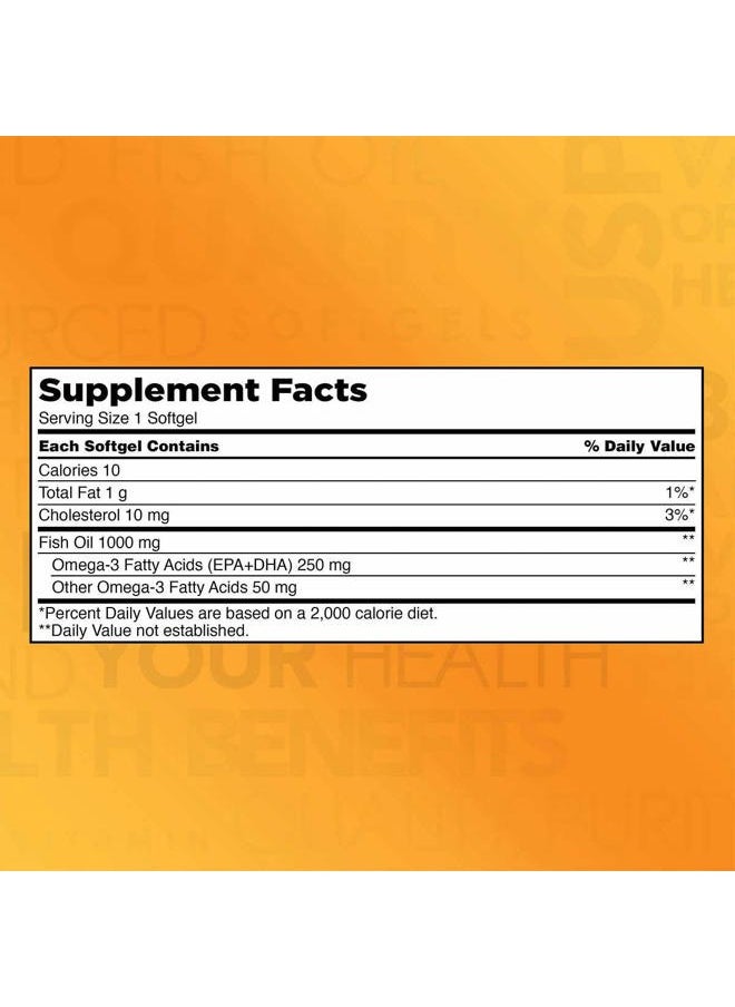 Kirkland Signature - Kirkland Signature Natural Fish Oil 1000 mg with 300 mg Omega-3 - 400 ct (Pack of 2) - Image 1