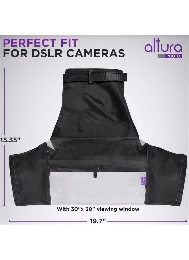 Altura Photo Professional Camera Rain Cover for Canon Nikon Sony DSLR & Mirrorless Cameras - Altura Photo Camera Accessories for Photography Rain Gear  - Image 3