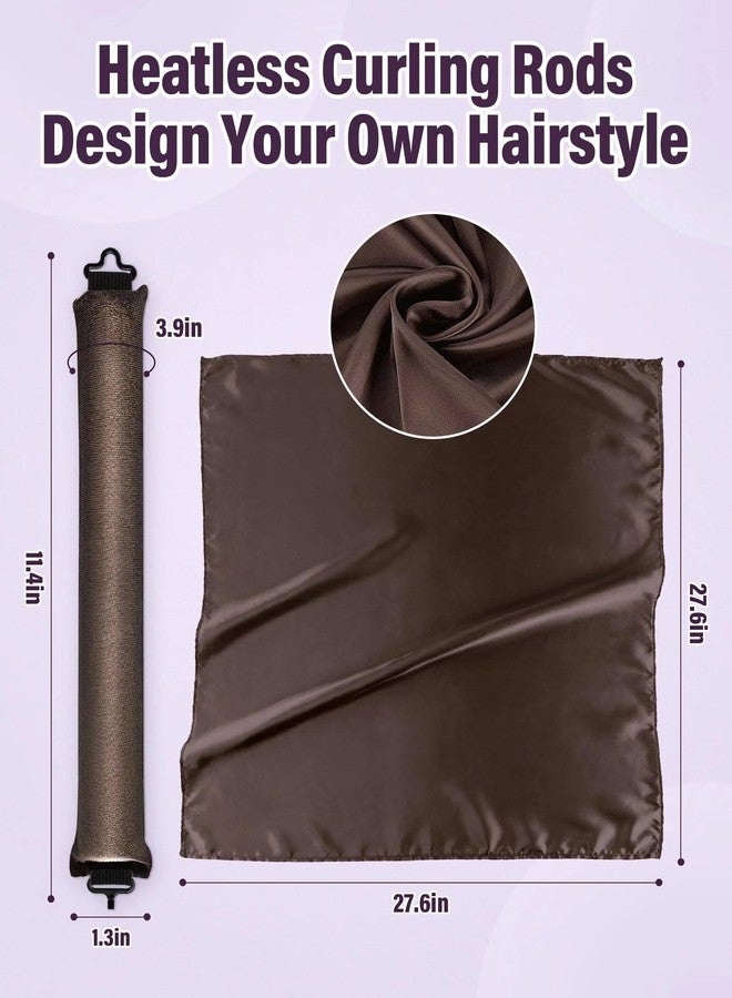 posicurly Heatless Hair Curler Overnight Curls-3 Pcs No Heat Curling Blowout Rod to Sleep In,Hair Rollers with Satin Scarf - Image 5