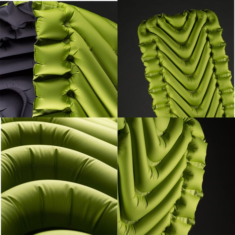 KLYMIT Static V2 Inflatable Sleeping Pad | Portable, Ultralight, Easy to Inflate, Foldable Air Bed for Camping, Backpacking & Hiking â€” Green - Image 5