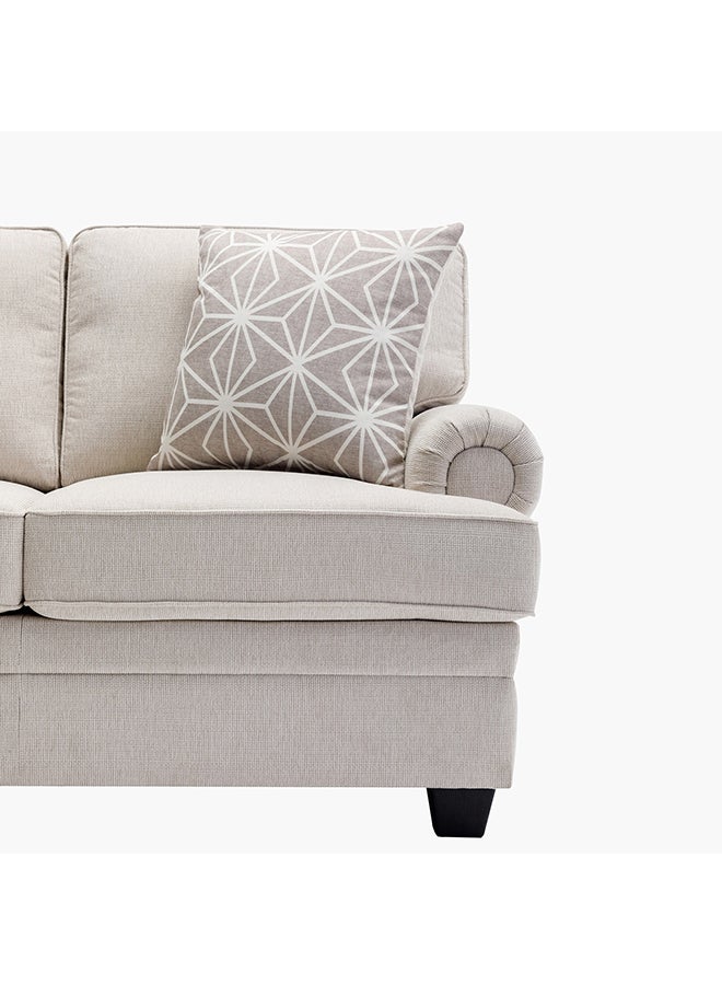 Home Box Ashton 2-Seater Fabric Sofa with 2 Cushions 96 x 88 x 154 cm - Image 3