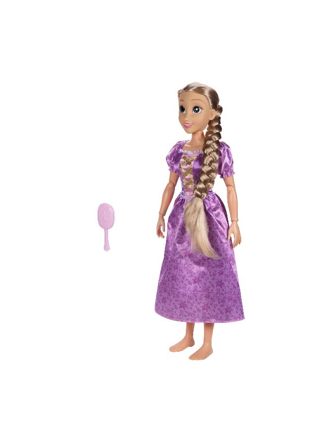 Disney Princess دمية رابونزل من ديزني برنسيس - 32 بوصة | دمية أزياء | دمية قابلة للجمع | لعب تمثيلي | تنكر | هدية للأطفال والمراهقين - Image 2