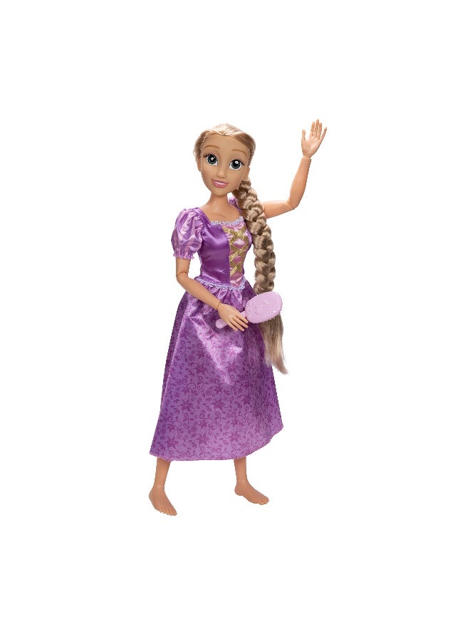 Disney Princess دمية رابونزل من ديزني برنسيس - 32 بوصة | دمية أزياء | دمية قابلة للجمع | لعب تمثيلي | تنكر | هدية للأطفال والمراهقين - Image 4