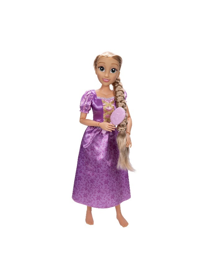 Disney Princess دمية رابونزل من ديزني برنسيس - 32 بوصة | دمية أزياء | دمية قابلة للجمع | لعب تمثيلي | تنكر | هدية للأطفال والمراهقين - Image 5