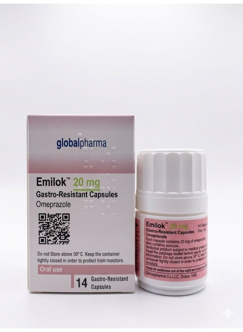 Emiloc 20 mg 14 tablets