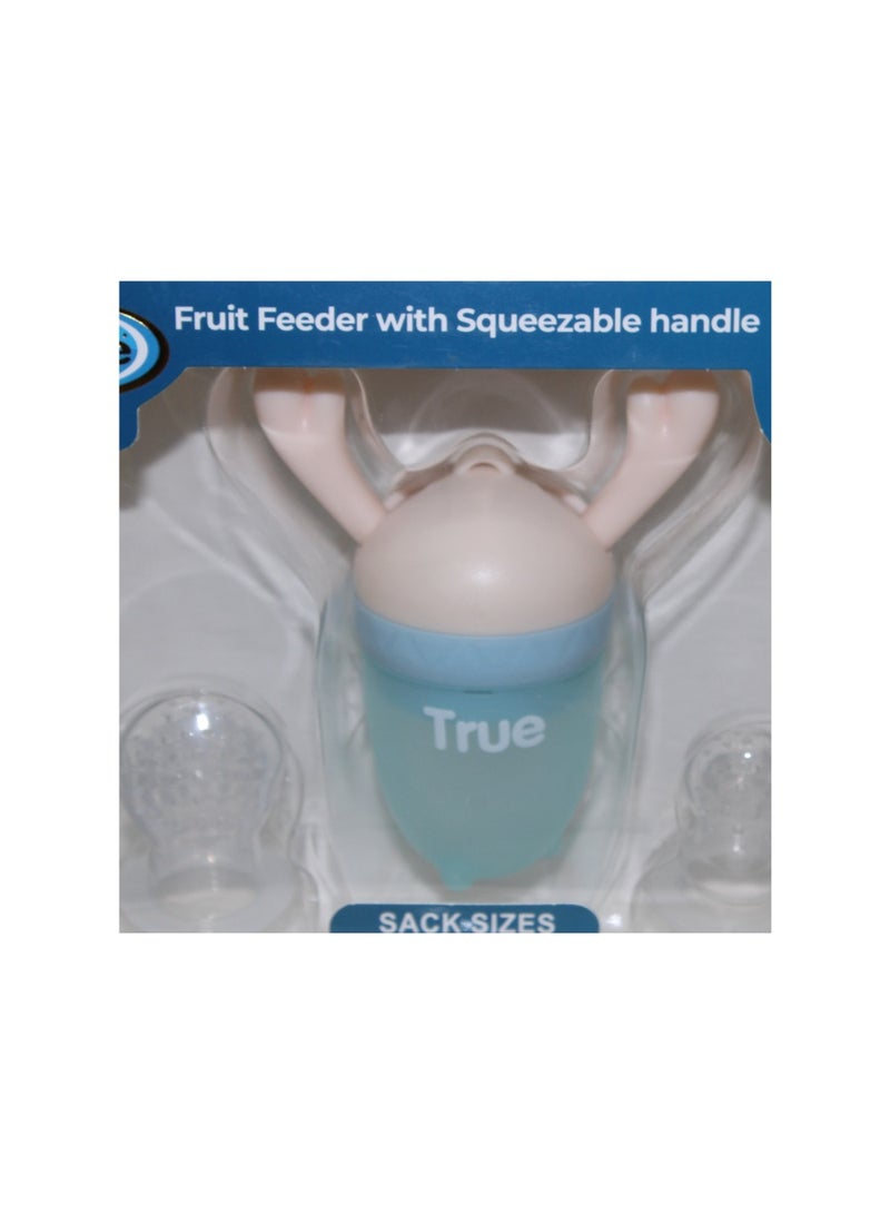 جونيور مغذي فواكه ترو جولد بمقبض قابل للعصر - وردي - Image 3