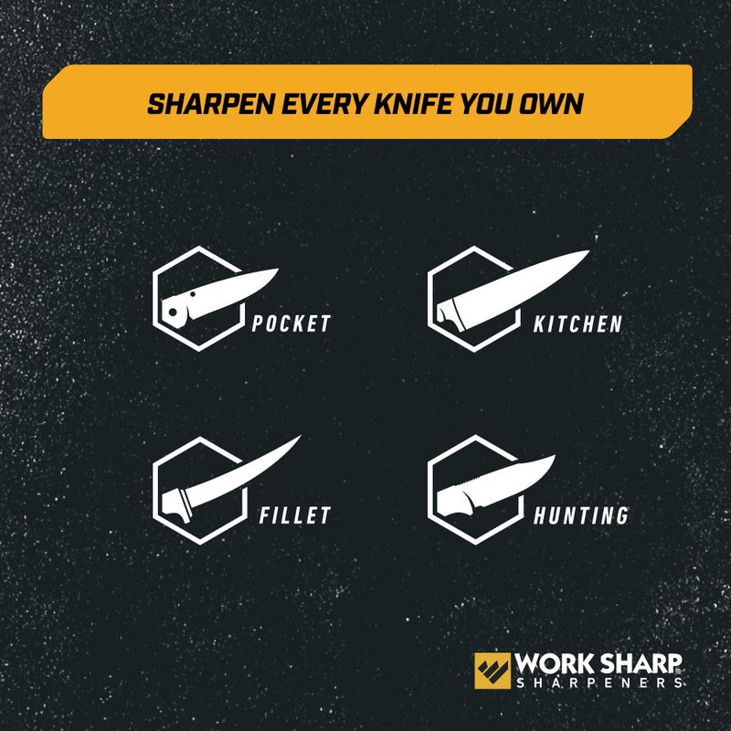 Work Sharp Work Sharp Precision Adjust Knife Sharpener - Knife Sharpening Tool Kit - Sharpens Kitchen & Serrated Knives  - Image 5