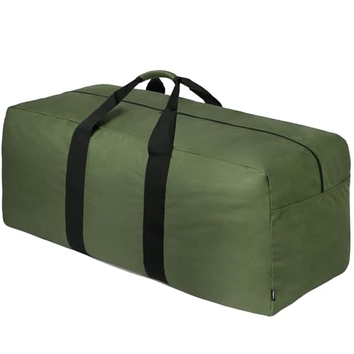 Vorspack Extra Large Duffle Bag for Travel - 200L Duffel Bag for Men Gear Bag for Storage Foldable Weekender Bag for Overnight Camping - Green - Image 1