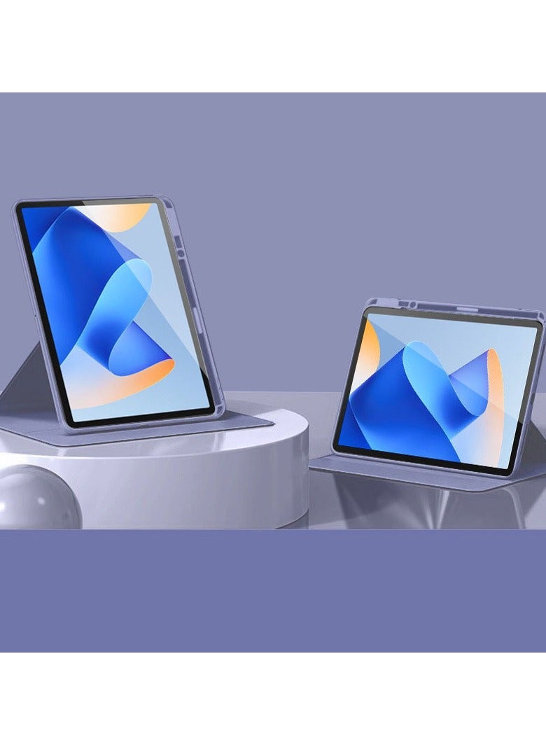 general Case for Honor Pad GT 12.3-Inch (2025), 360° Rotating Protective Cover with Pencil Holder, Clear Back  Auto Wake/Sleep