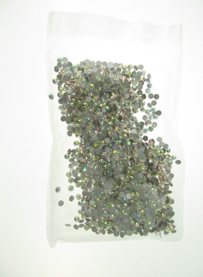 Yueton 1440pcs 3mm(12ss) DIY Crystal Round Flatback Rhinestone Nail Art Cellphone Case Decoration (Crystal AB) - Image 3