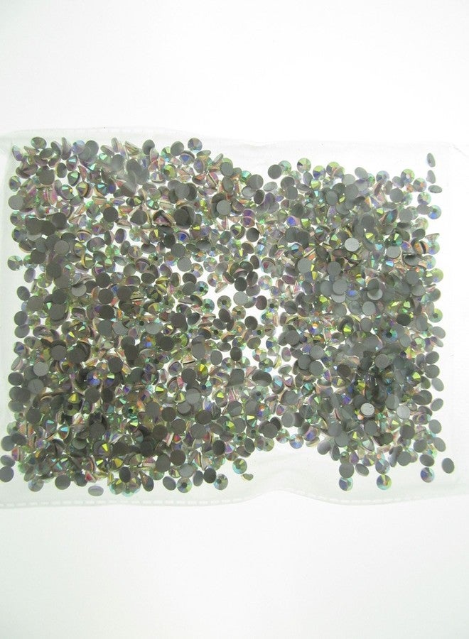 Yueton 1440pcs 3mm(12ss) DIY Crystal Round Flatback Rhinestone Nail Art Cellphone Case Decoration (Crystal AB) - Image 4