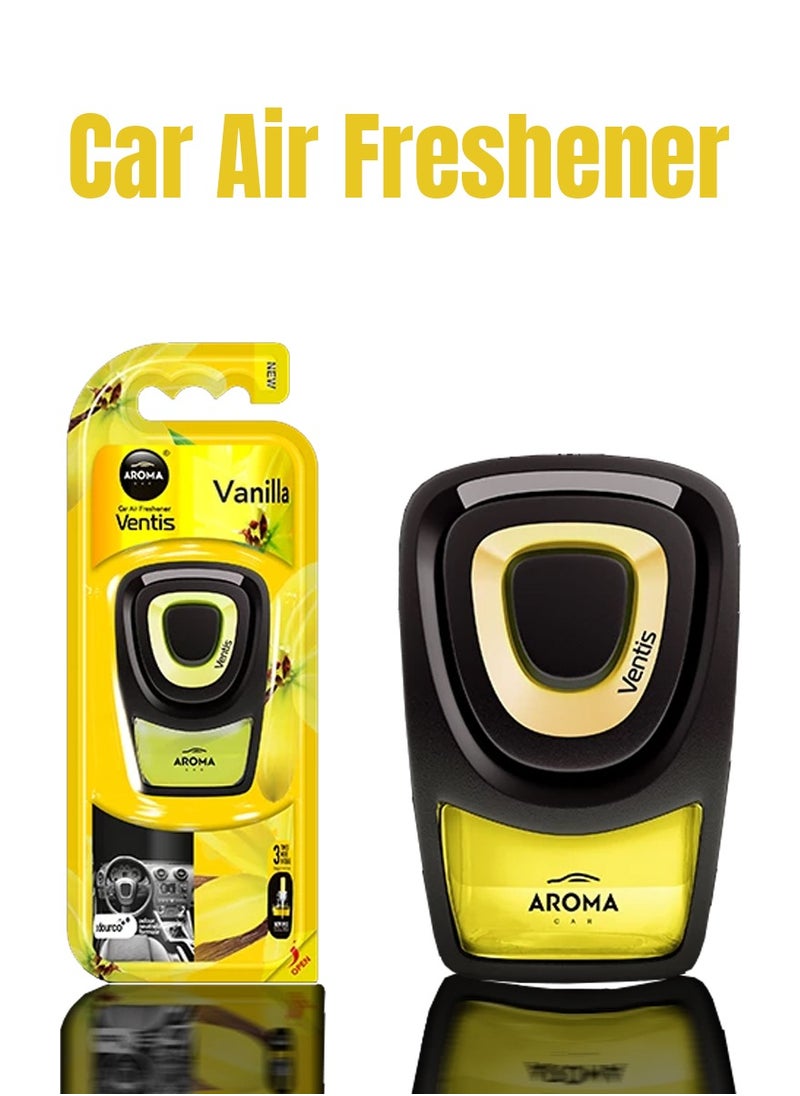 Aroma - Refreshing Car Air Freshener 3 Times More Intense Air Freshener Aroma Ventis Vanilla - Image 1