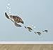 Create-A-Mural : Sea Turtle Family Wall Decals ~Under The Sea Decor Wall Stickers, Underwater Ocean Decals for Walls, - Image 2
