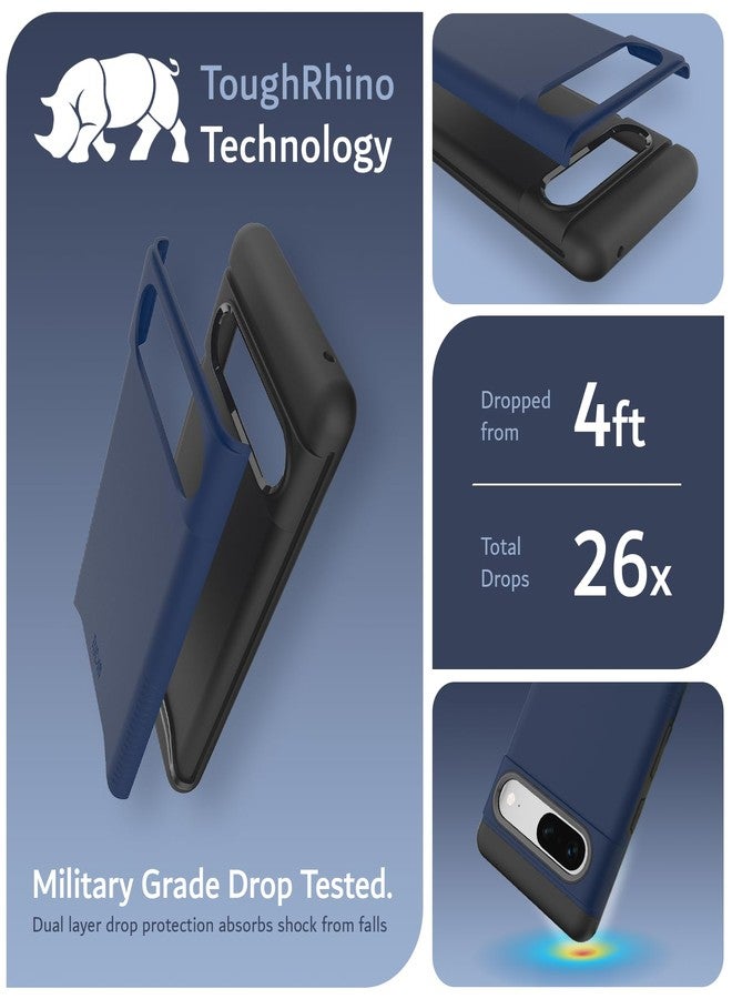 توديا جراب TUDIA DualShield مصمم خصيصًا لهاتف Google Pixel 7، [دمج] غطاء حماية مزدوج الطبقات مقاوم للصدمات، بمواصفات عسكرية، نحيف ومتين، لهاتف Pixel 7 (ذهبي وردي) - Image 3