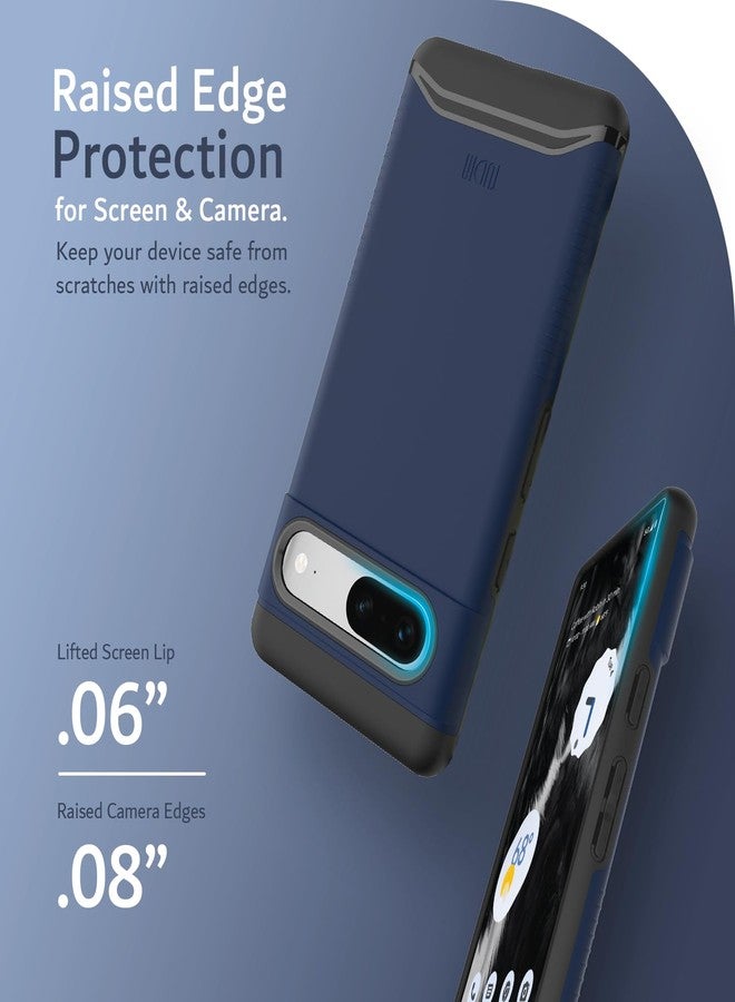 توديا جراب TUDIA DualShield مصمم خصيصًا لهاتف Google Pixel 7، [دمج] غطاء حماية مزدوج الطبقات مقاوم للصدمات، بمواصفات عسكرية، نحيف ومتين، لهاتف Pixel 7 (ذهبي وردي) - Image 5