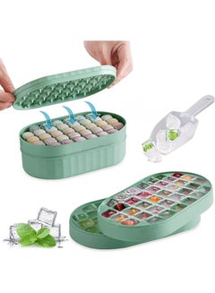 Ice Cube Tray with Lid and Bin 36 cubes with Scoop and Cover BPA