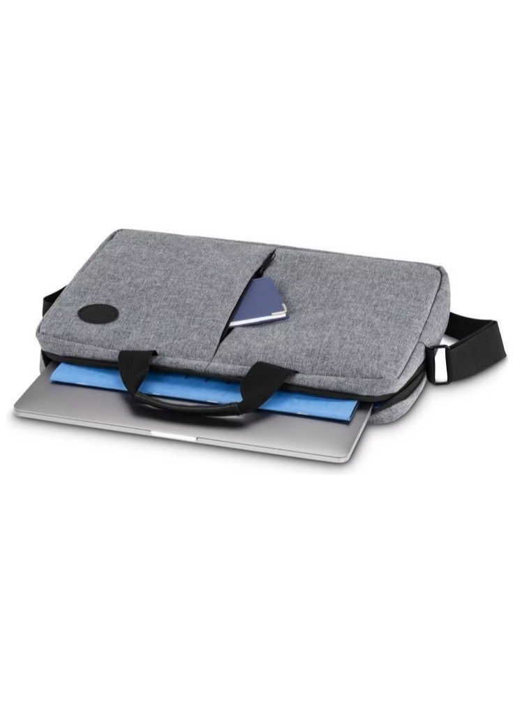 هاما حقيبة كمبيوتر محمول من جينوا، حتى 40 سم (15.6 بوصة) - رمادي - Image 3