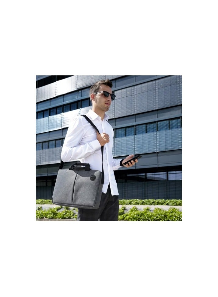 هاما حقيبة كمبيوتر محمول من جينوا، حتى 40 سم (15.6 بوصة) - رمادي - Image 4