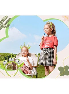 Generic 2Pcs Alien Headband for Toy Story, Alien Headband Three-eyed Headband Monster Toy Plush Headwear Hat Accessories for Party Girls Children Adult  - Image 4