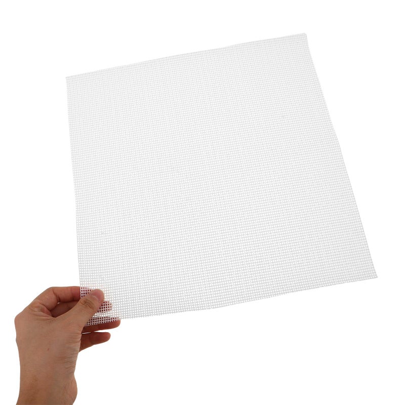 ألواح سيليكون شبكية بيضاء قابلة للتنفس 30x30 سم للضغط، ألواح لحياكة اللحف ولصق الخياطة والحرف اليدوية - Image 5