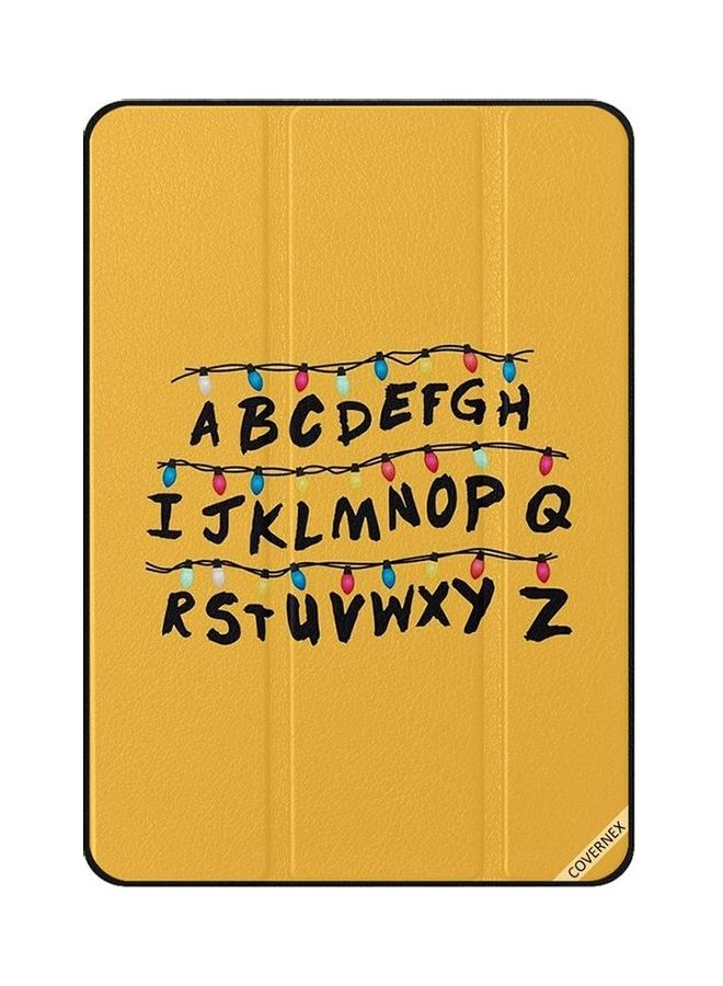 NIBEMINENT Abcd Yellow Protective Case Cover For Apple iPad Pro 2nd Gen Multicolour