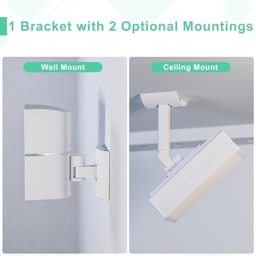 Varghesyla 2 Pack Adjustable Speaker Wall Mount for Bose Speaker Mount Ceiling Wall Mount for Bose UB20 UB20 Series II WB50 II Lifestyle Series Soundtouch Series Cinemate Acoustimass Series White - Image 3