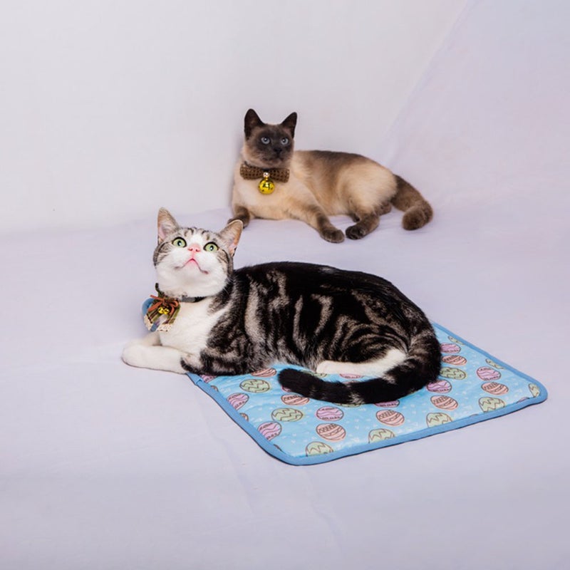 Universal Pet Floor Pad Sleeping Mat Puppy Indoor Cooling Cushion - Image 3