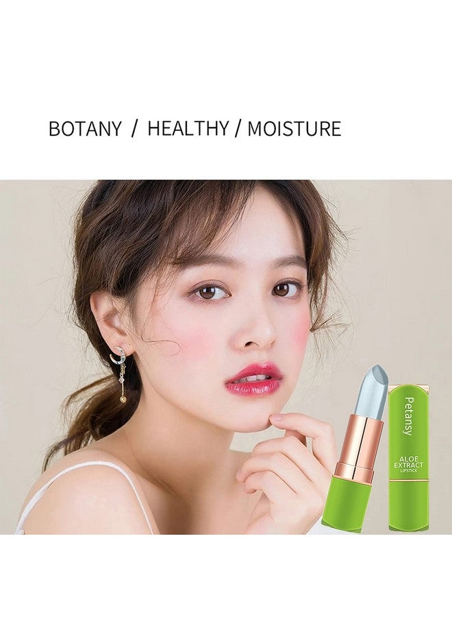 Petansy 3 Packs Aloe Vera Lipstick, Lips Moisturizer Long Lasting Nutritious Lip Balm Magic Temperature Color Change Lip Gloss-Set(A) - Image 4