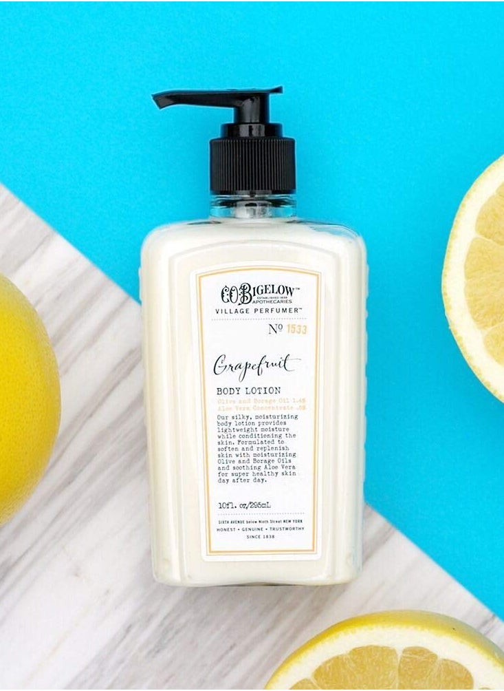 C. O. Bigelow C.O. Bigelow Grapefruit Body Lotion for Women and Men, Village Perfumer Lotion with Olive Oil, Borage Oil, and Aloe Vera Concentrate, 10 fl oz  - Image 3
