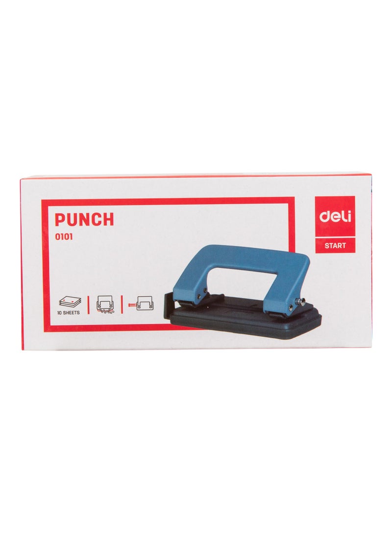 Deli E0101 Punch - 10 Sheets, 80mm, Φ6mm, White/Blue - Image 2