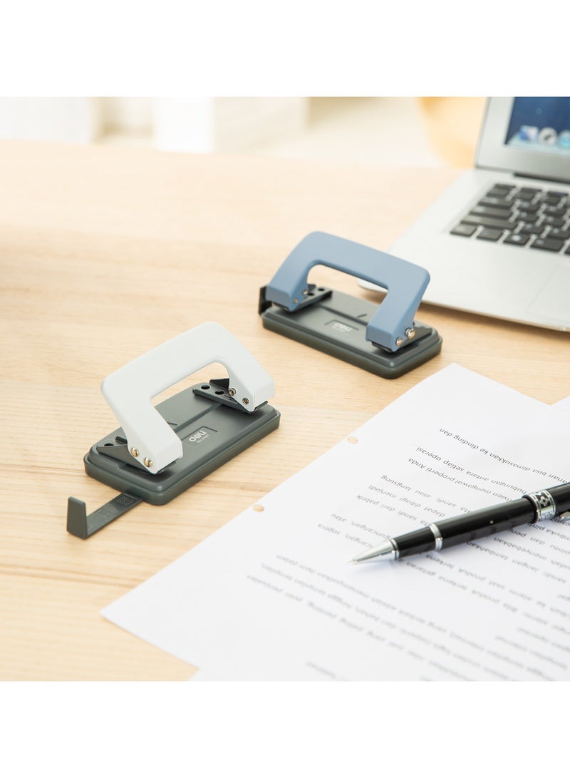 Deli E0101 Punch - 10 Sheets, 80mm, Φ6mm, White/Blue - Image 4