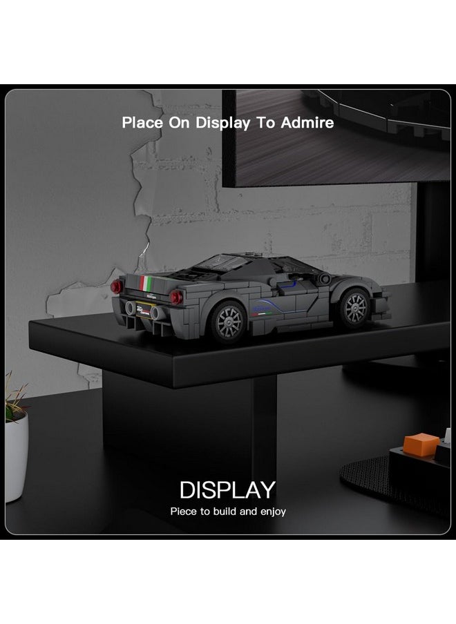 mould king Speed Champions Car Building Toys With Acrylic Display Case, Model Race Car Toy Building Blocks Kit 27068 Collectible Racing Vehicle Set For Kids Age 8+ Teens Adults, 358 Pieces  - Image 4