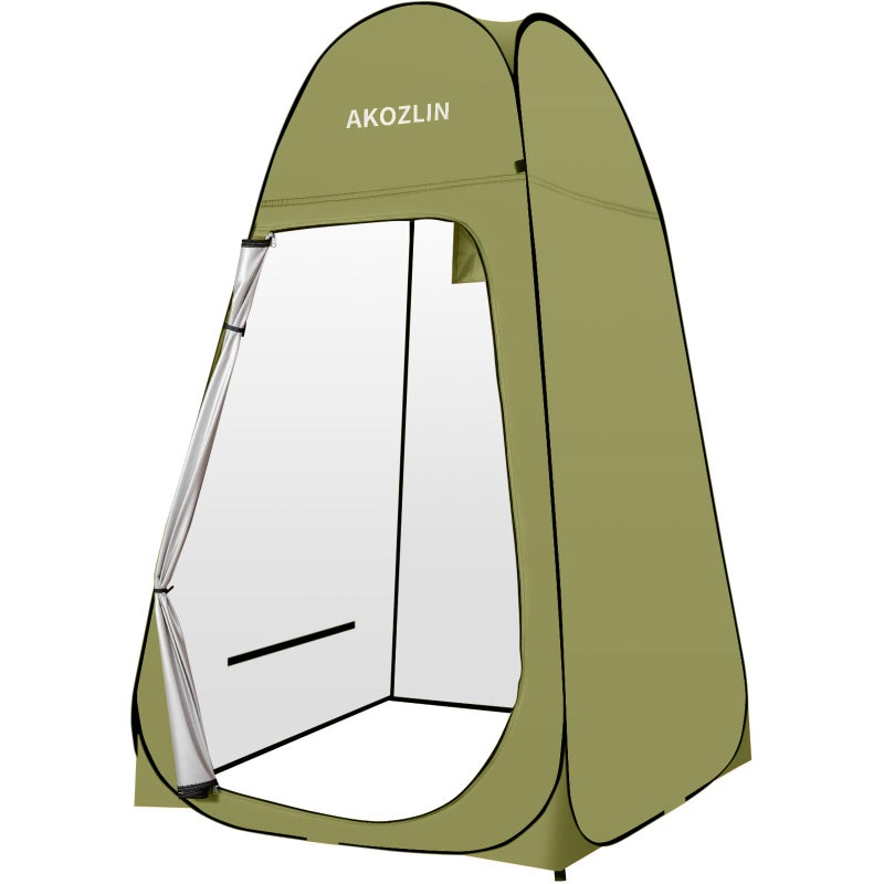 AKOZLIN Portable Pop Up Shower Tent Instant Privacy Dressing Changing Shelters - Image 1