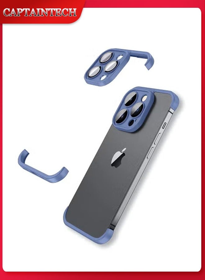 Captaintech iPhone 15 Pro Case – Slim Shockproof Cover with Camera Lens Protector u0026 Soft TPU - Image 1