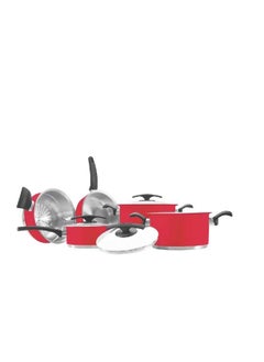 Since 1911,Made in Brazil-8 Piece Stainless Steel Cookware Set With Tri Ply Base Silicone Coated Polyester Decoration For Outside Pots Cooking Kitchen Set. - pzsku/Z4285E40921EFD91CF78CZ/45/_/1739789044/531db7ef-311a-4cff-ba3c-bb91f5d038ed