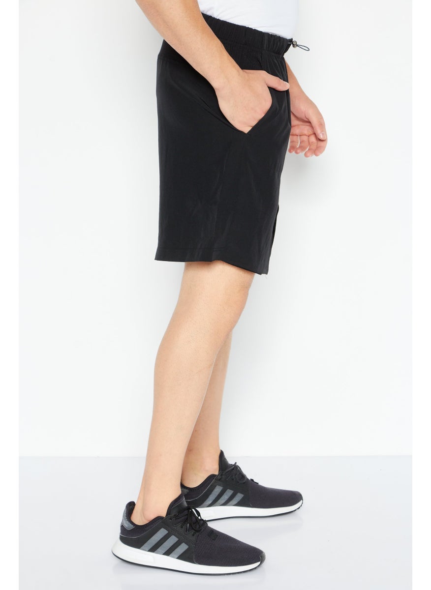 Reebok Men Sportswear Fit Brand Logo Training Short, Black  - Image 2