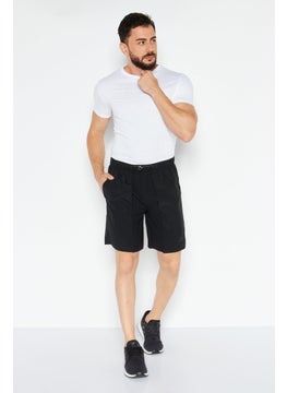Reebok Men Sportswear Fit Brand Logo Training Short, Black  - Image 4