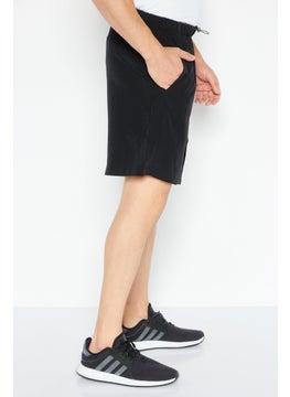 Reebok Men Sportswear Fit Brand Logo Training Short, Black  - Image 2