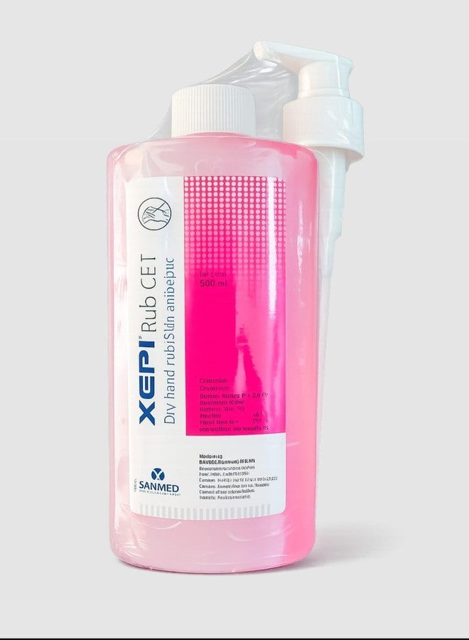 XEPI Rub CET Dry hand rub/skin antiseptic 500ml