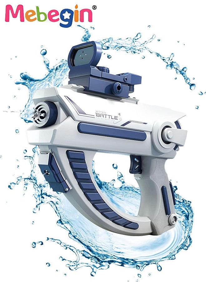 MEBEGIN Large Capacity Electric Water Syringe, Hydraulic Giant with Long Rang, Safe to Use, Great Way to Increase Children's Interest in Outdoor Activities, Suitable for Swimming Pool Party, Family Fun, Camping and Outdoor Activities, 23.6*23.5cm  - Image 2