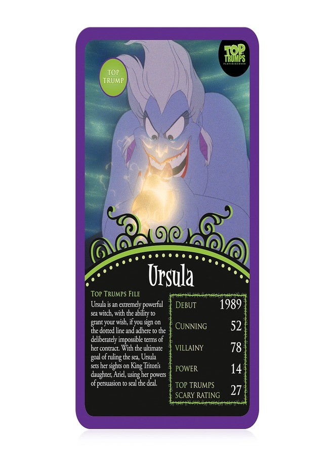 Top Trumps Disney's Wickedly Devious Classic Card Game, Play with Maleficent, Jafar, Ursula and Captain Hook in This Educational Pack, Gift and Toy for Boys and Girls Aged 6 Plus - Image 4