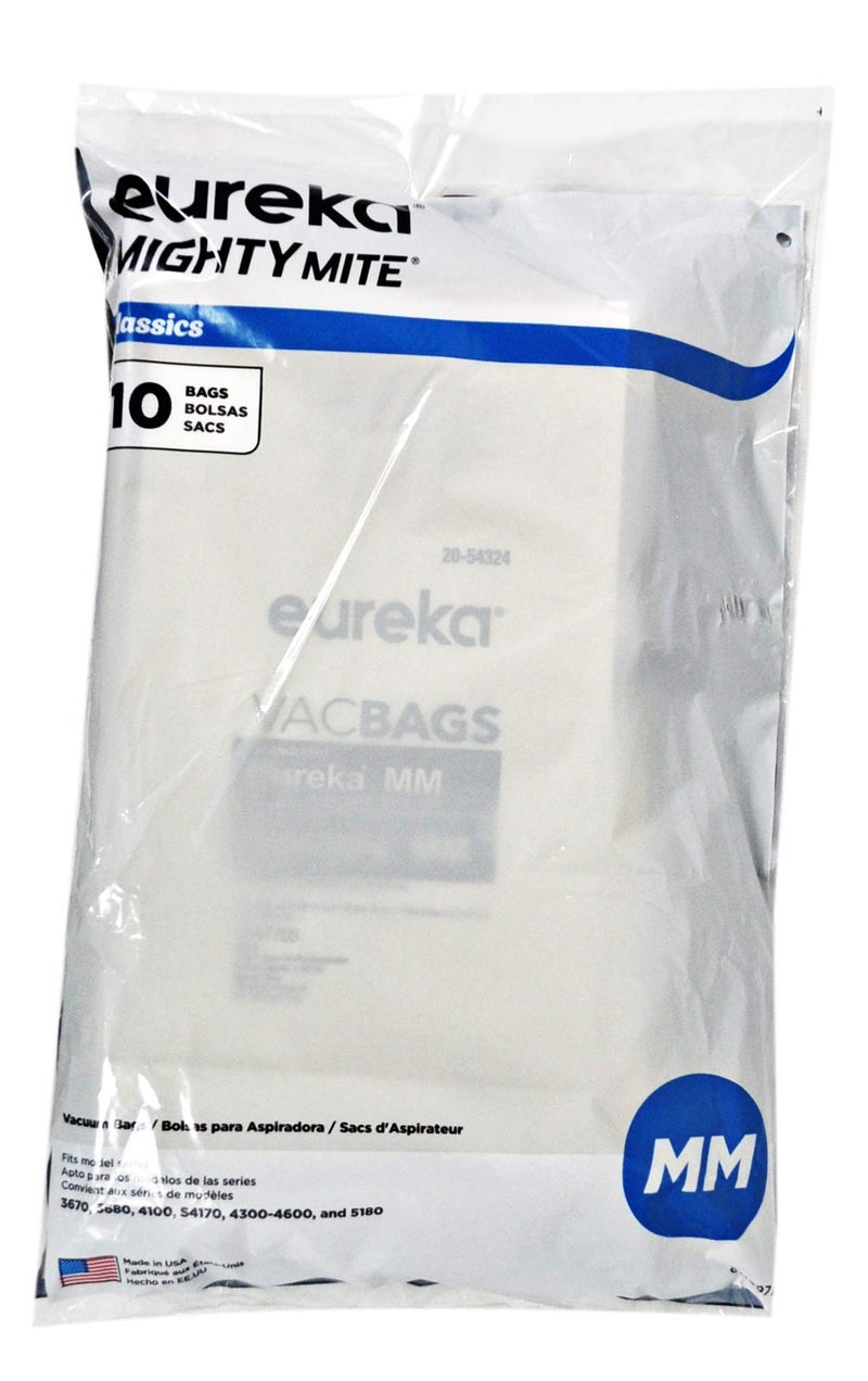 مكنسة يوريكا MM 60297A ستايل 10 لكل وحدة 10 أكياس بيضاء