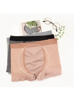 REOCLE Men's Boxer Briefs Underwear High Quality H Shaped Male Thigh Briefs Moisture Wicking briefs Soft Comfortable Underwear Trunks  - Image 5
