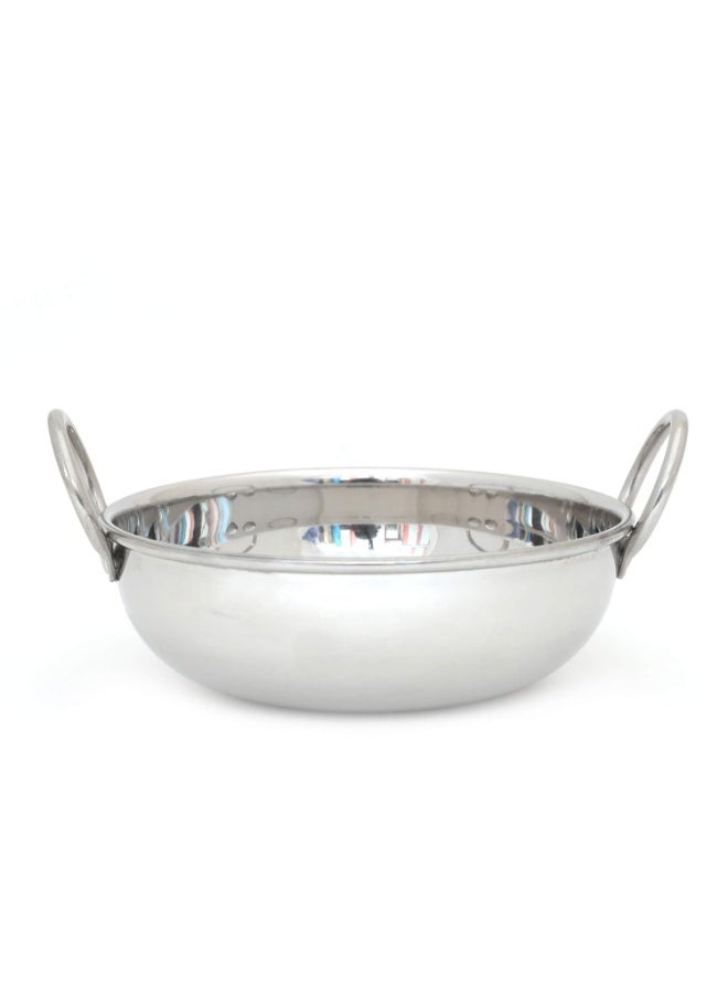 coconut Stainless Steel Heavy Guage 18 Table Kadai (Without Lid) Cookware - 1 Unit -Capacity 600ML - Image 3