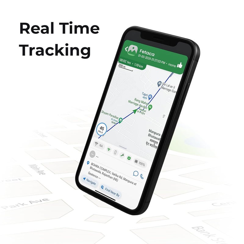FETACA ® Small Hidden AT01 GPS Tracker for Car, Bike, EV, Scooty, Truck, Bus with Live Location, Remote Lock and Multiple Types of Alerts Including Free 1 Month 4G Data SIM & Application Subscription - Image 3