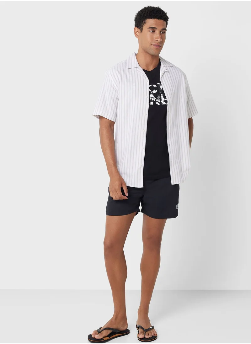 JACK & JONES Logo Drawstring Shorts