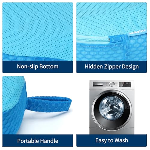 Samplife Hot Tub Booster Seat, Weighted SPA Booster Seat Cushion for Adults, 3D Air Mesh Hot Tub Seat Accssories with Non-Slip Micro Dot Bottom,Indoor or Outdoor Quick Dry Hot Tub Pillow - Image 2